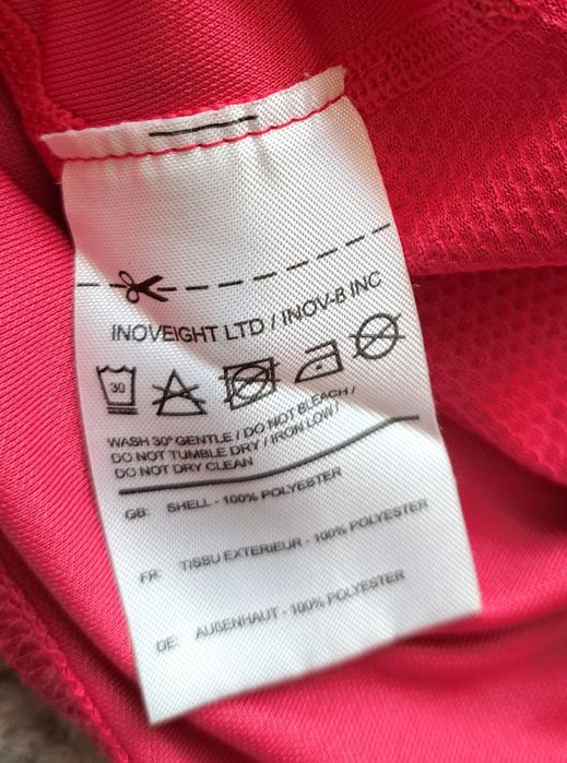 Koszulka biegowa Inov S różowa