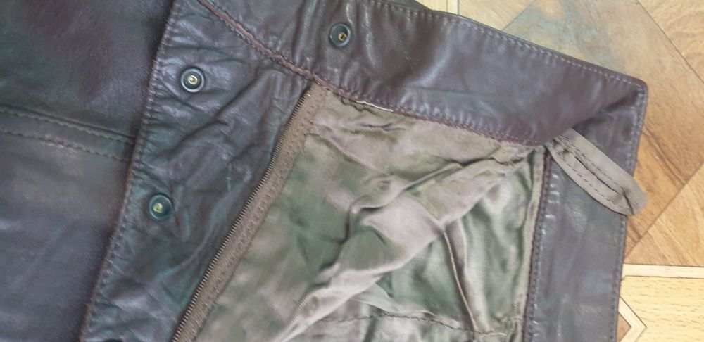 Кожаные брюки .40 размер