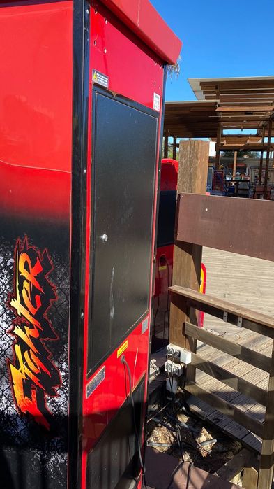 Maquina Boxe street fighter, Teste a sua Força, maquina arcade usada