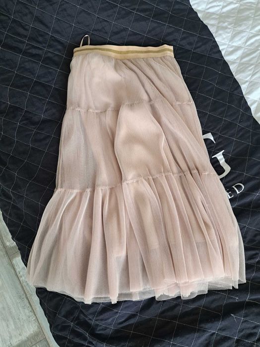 Spodnica midi tiulowa mohito 36 nude