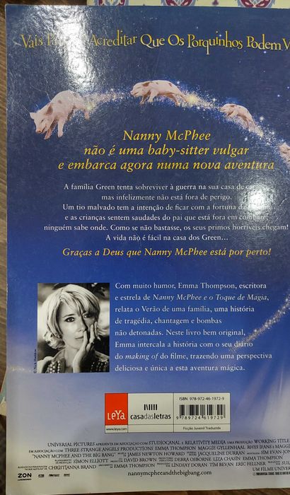 Livro Juvenil de Emma Thompson "Nanny McPhee"