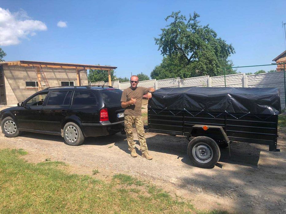 Прицеп большой 2300на 1300 борт 500 на сегодня Акционная цена