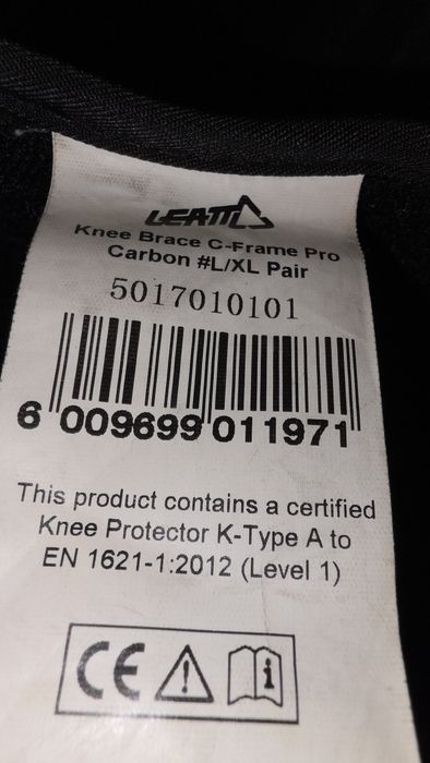 Joelheiras Leatt C Frame Pro Carbon