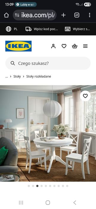 Stół okrągły Ikea