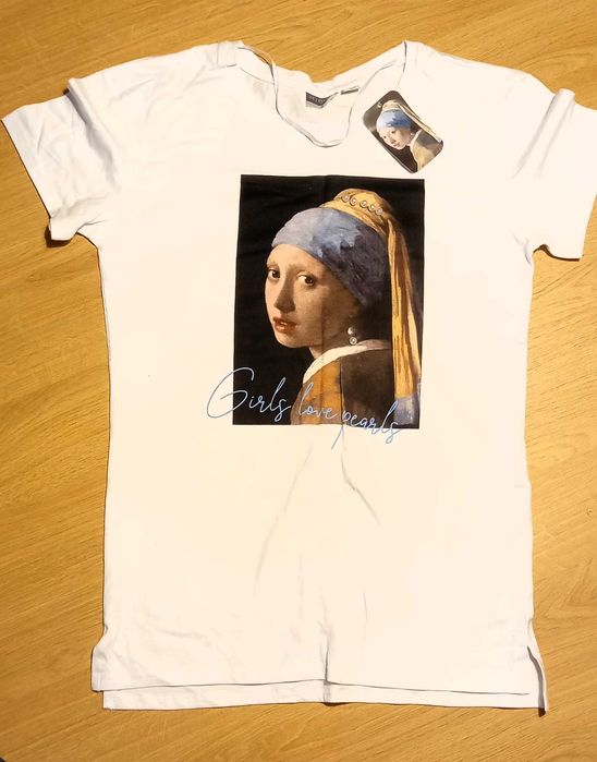 koszulka - t shirt Veermer Dziewczyna z perłą
