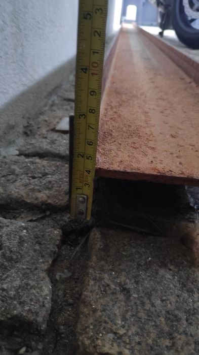 Barra IPE 160mm x 750mm de 4.90 mts