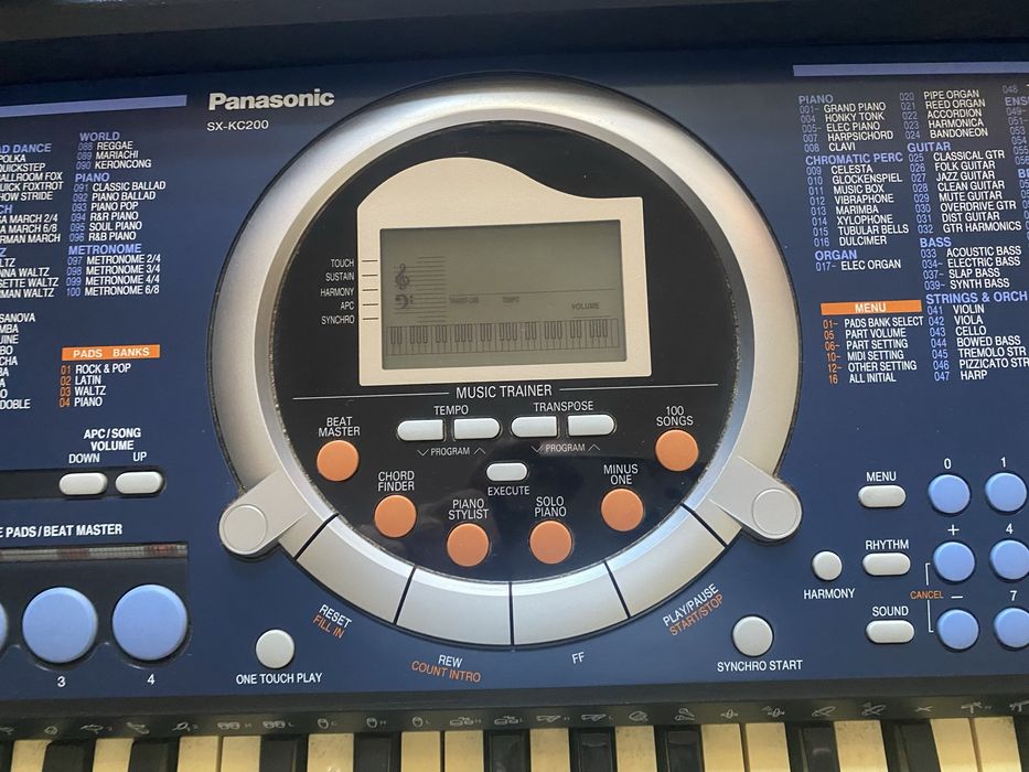 Teclado arranjador Panasonic SX-KC200 em excelente estado !
