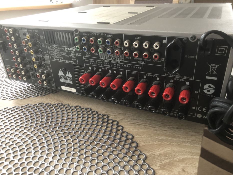 Denon AVR 1907 używany plus głośniki