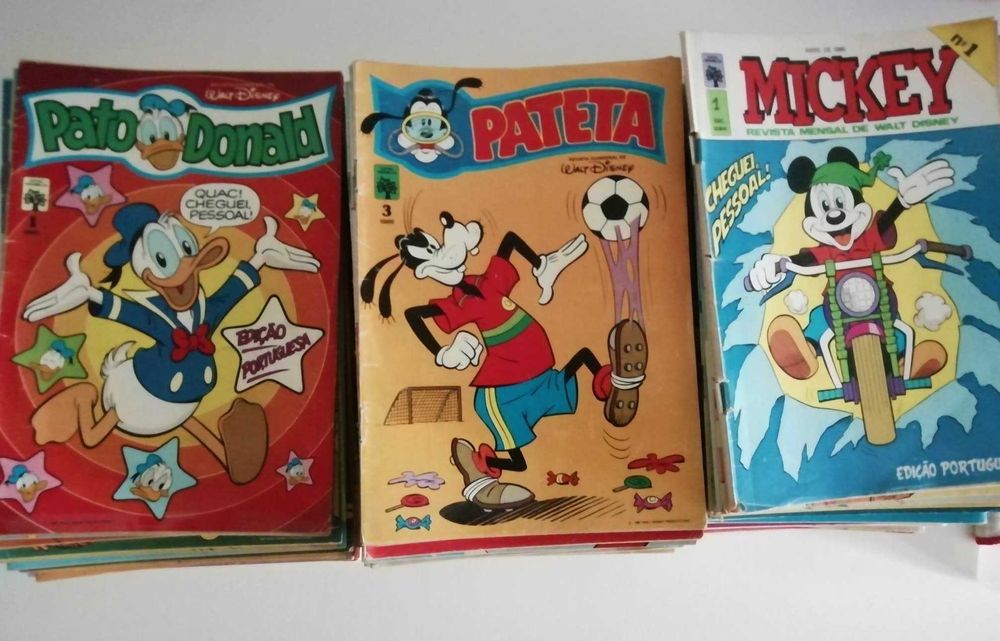 Disney - Mickey, Donald e Pateta em optimo estado.