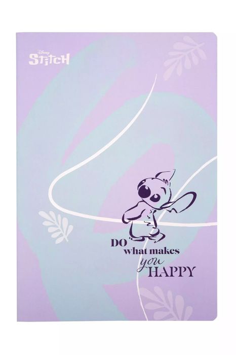 Paczka Zeszyt A4 60 k. kratka Disney Fashion wzór 2 Stitch 6  szt.. Nowy Produkt