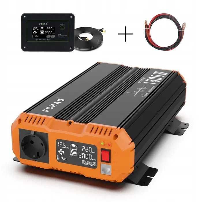 Інвертор FCHAO PSC-1500W 12v або 24В 1500w/3000w перетворювач з чисто