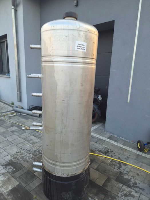 Bojler nierdzewny Kwasoodporny Viessmann 350l 2x wężownica solar Pompa ciepła