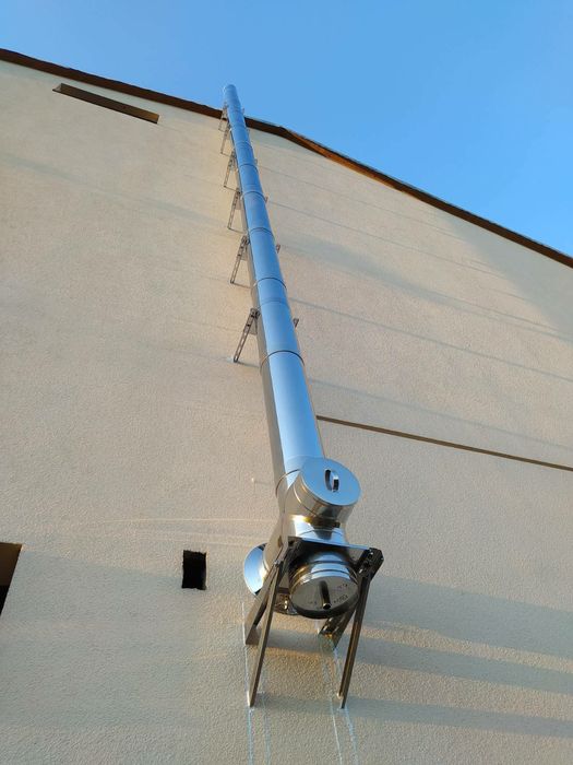 Монтаж, димоход, вентиляции, дымоход, димохід, сендвіч труба