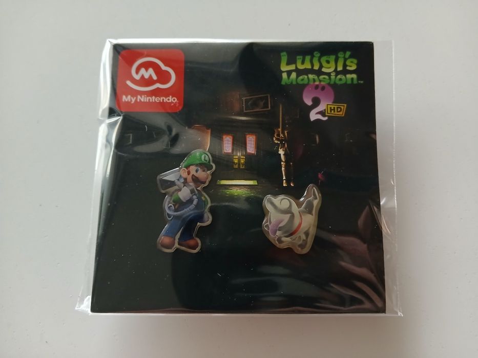 Luigi Luigis Luigi's Mansion 2 HD My Nintendo Switch przypinka pin