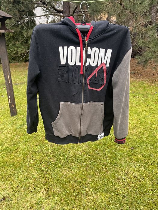 Volcom gruba bluza z kapturem roz. L