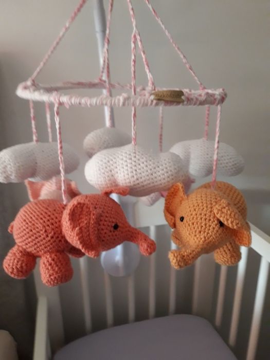 Karuzela do łóżeczka handmade