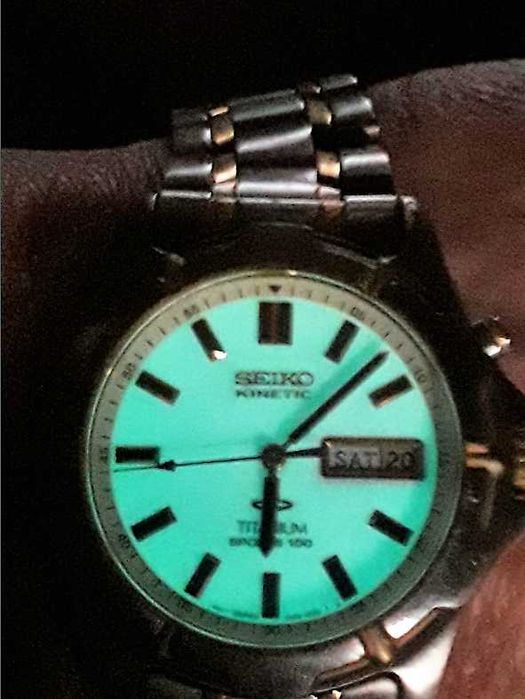 Zegarek "SEIKO-Automatic-Kinetic-100-Titanium" Tytanowy ! Unikatowy !