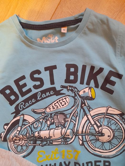 Bluzeczki r.122 długi rękaw