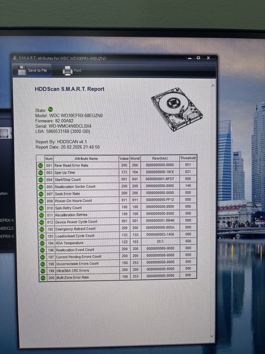 Dysk hdd 3tb testy na zdjeciach