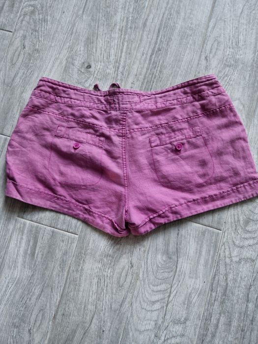 Szorty Clockhouse fioletowy kolor