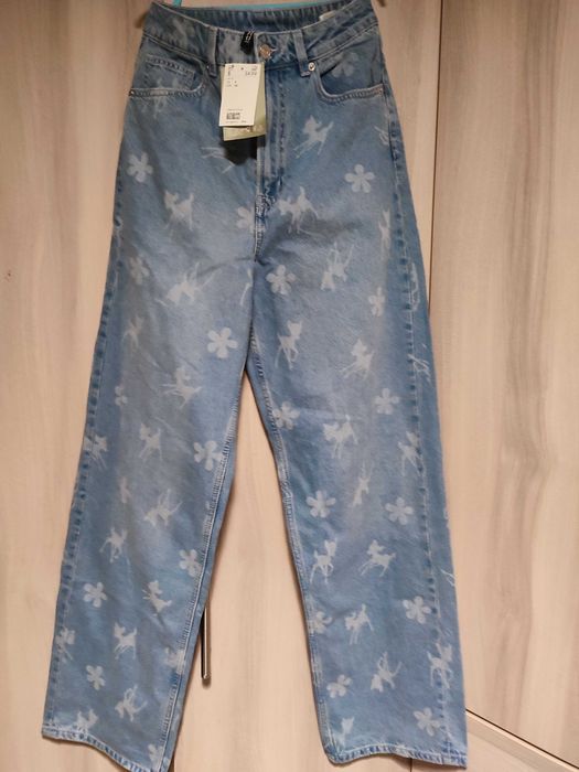 Jeansy damskie h&m 34