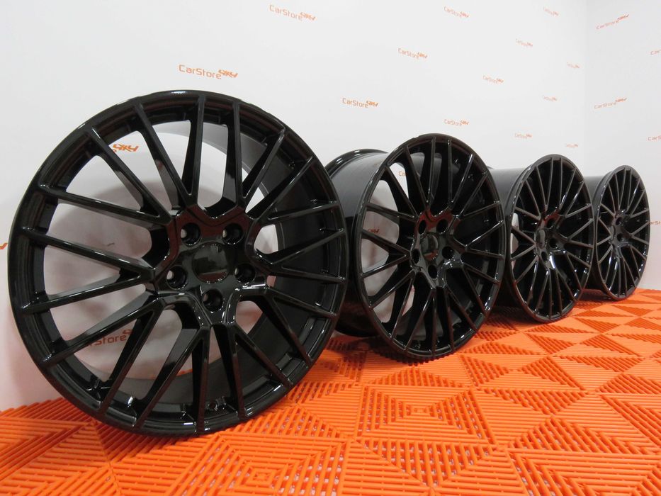 Jantes Look Porsche Panamera Turbo S E-Hybrid 21" 5x130 Pretas