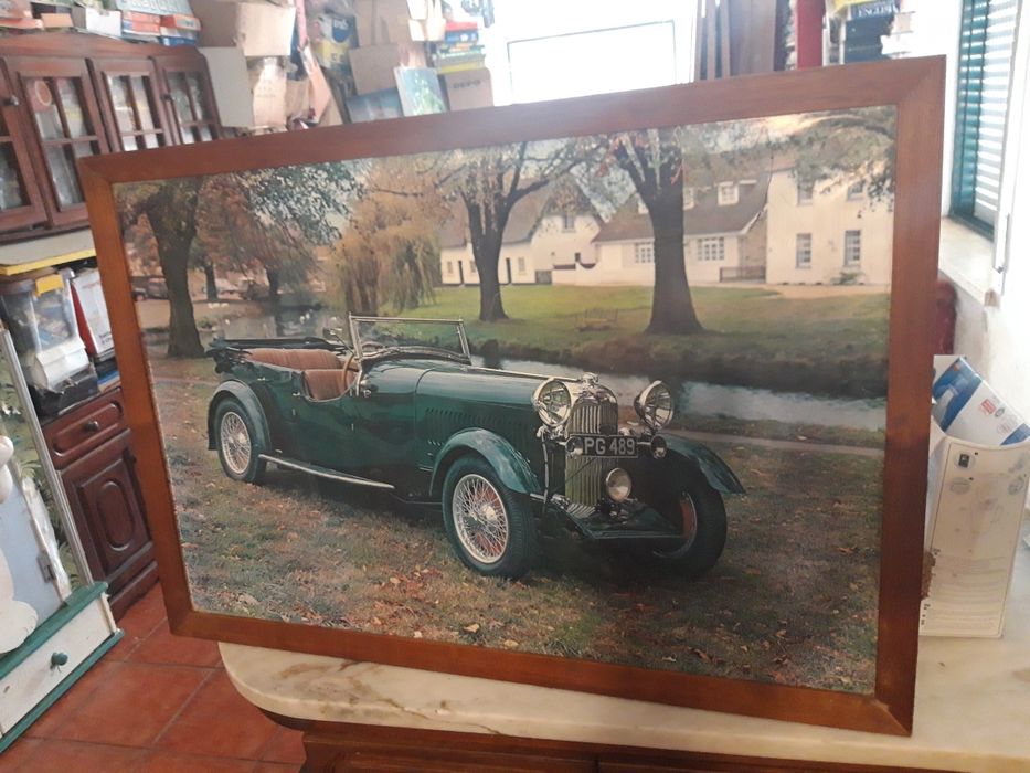 Poster com Moldura de Espaço Comercial