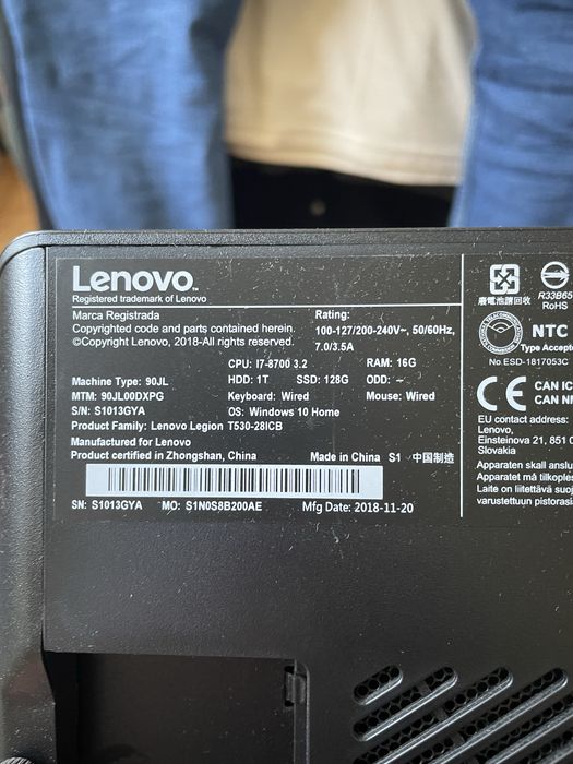 Lenovo Legion T530-28ICB Gaming PC