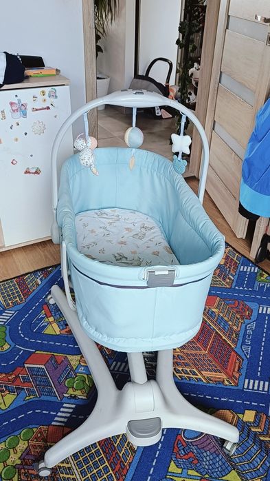 Łóżeczko Chicco niebieskie