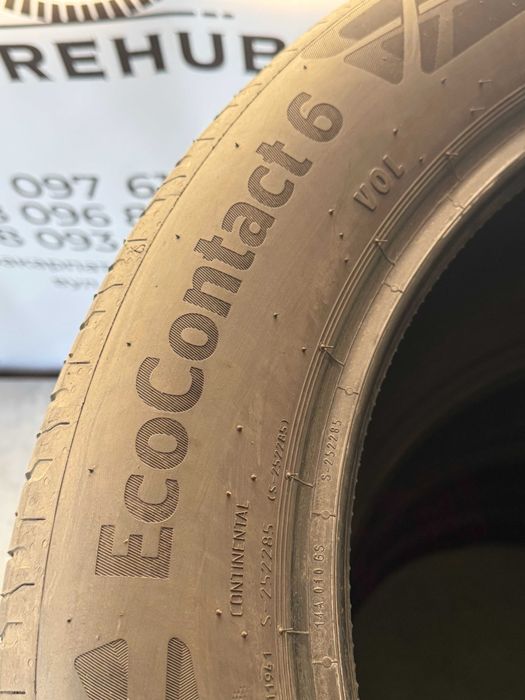 Літні шини 235/55/18 Continental EcoContact 6, летние шины резина R18