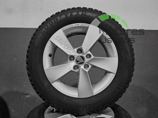 4 Jantes 15 Skoda ET 40 5x100