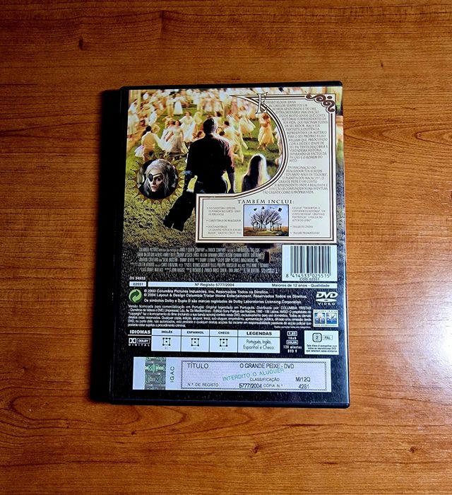 O GRANDE PEIXE (Tim Burton) Ewan McGregor/Jessica Lange/Albert Finney