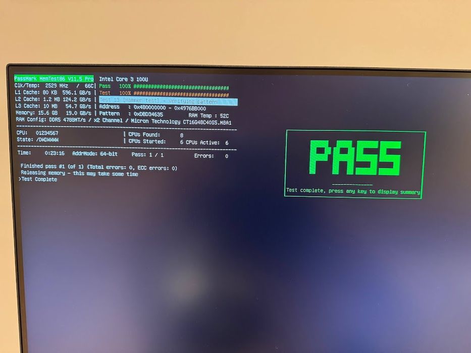 Оперативна пам'ять Crucial Black DDR5 SO-DIMM 16GB 4800MHz CL40