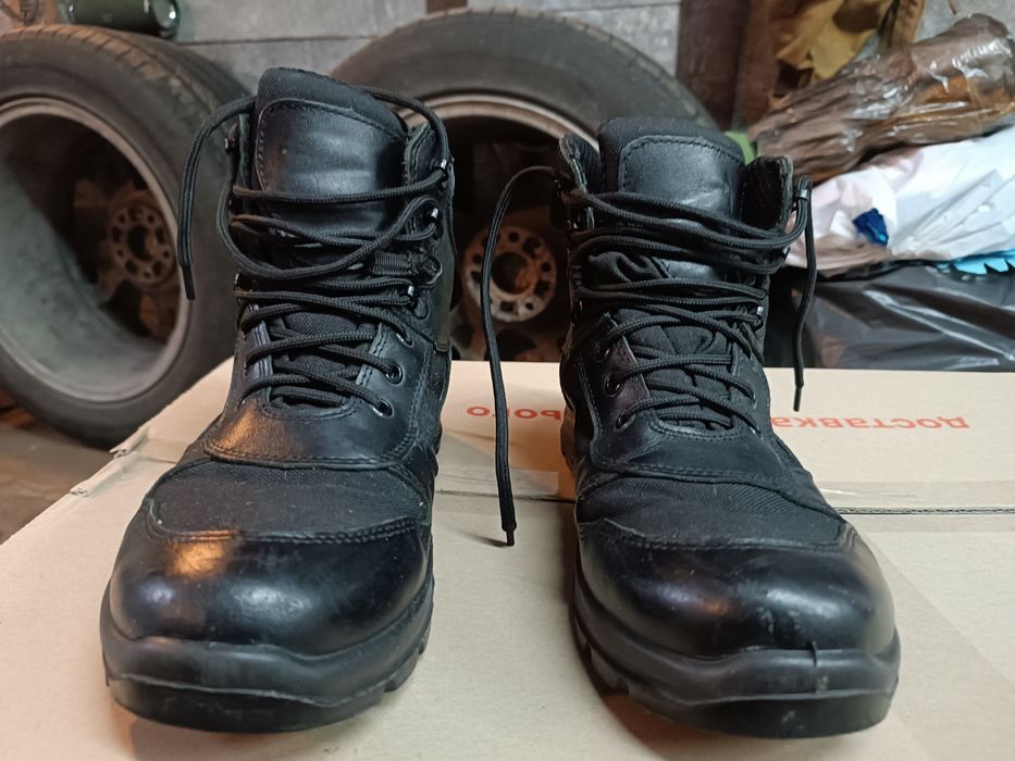 Кожаные ботинки, 42 размер (стелька 27)