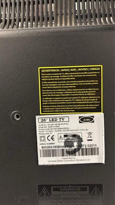TV 26” BLAUPUNKT AVARIADA