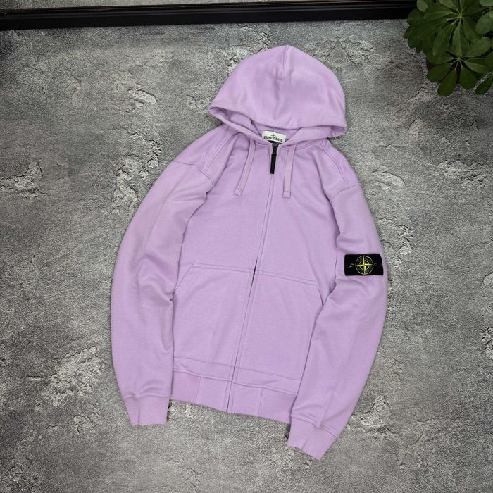 Зіп-худі STONE ISLAND ліловий / зип-худи стон айленд лиловый