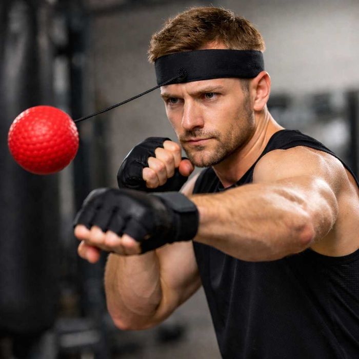 Файтбол для боксу / тренажер реакції  / м'яч для боксу/ Fight Ball