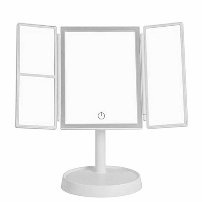 Lusterko Kosmetyczne Podświetlane Led Rozkładane