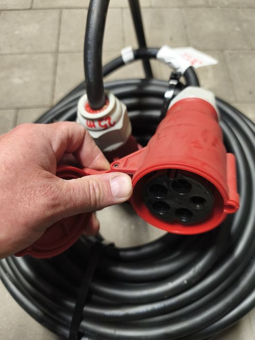 Kabel przedłużacz  5x4mm- 25m