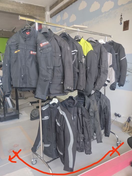 Cabedal e IMPERMEÁVEIS - Casacos e Calças -- MOTAS .