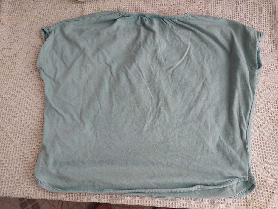 Blusa verde água - Zara - 18 - 24 meses - 92 cm