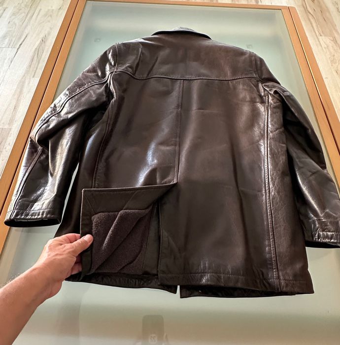 Casaco Peacoat Redskins - Pele de Vaca Premium - Tamanho M