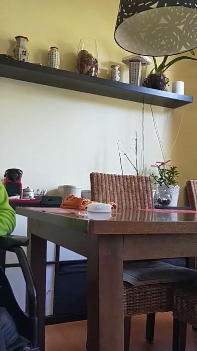 Mesa de Sala de jantar, cor wenge