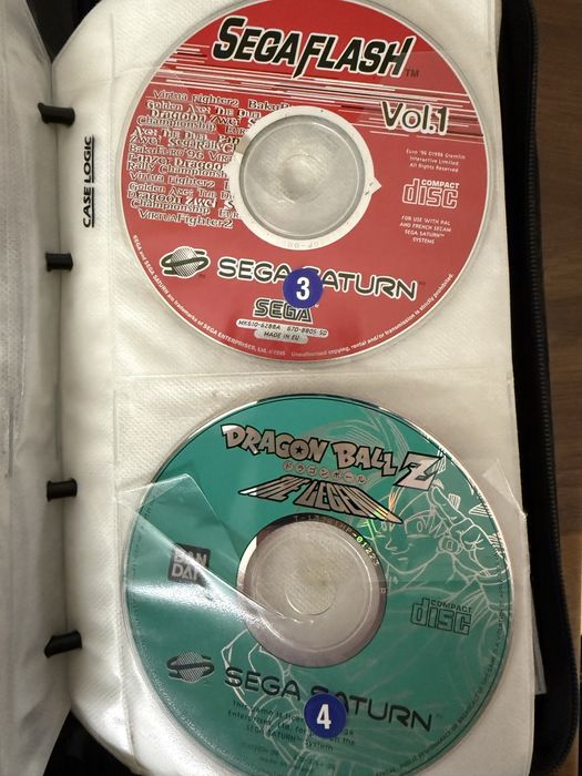 Lote 10 Jogos Originais Sega Saturn PAL – Dragon Ball Z, X-Men, Fighters Megamix ,etc