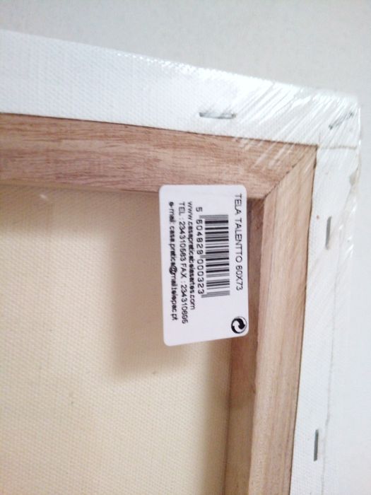 Tela de pintura em algodão.