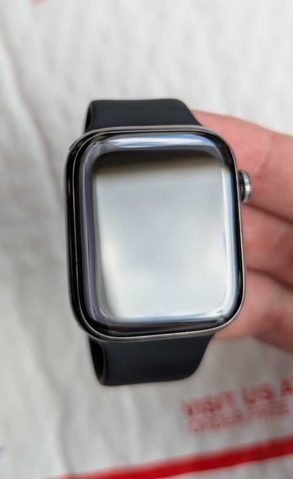 Open Box стан нових Stainless Steel Apple Watch 7 45 mm Graphite