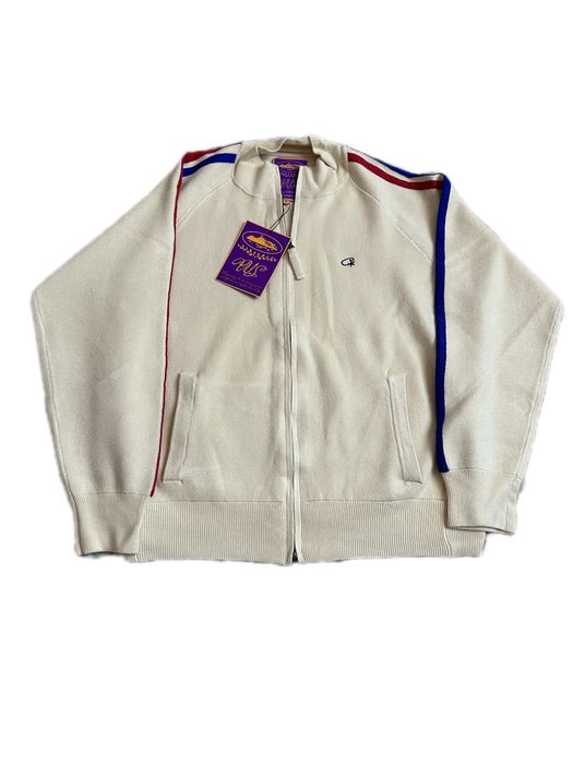 Зипка Corteiz Knit Zip Up Fleece Cream