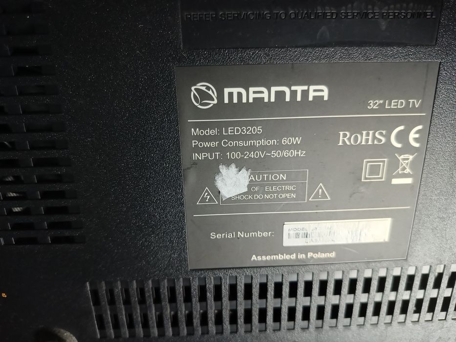 TV LCD manta 32 cale