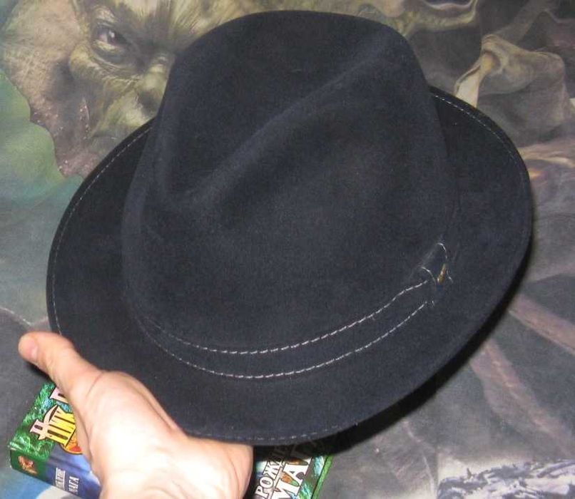 Шляпа мужская федора фетр велюр Германия Westbury 58 р