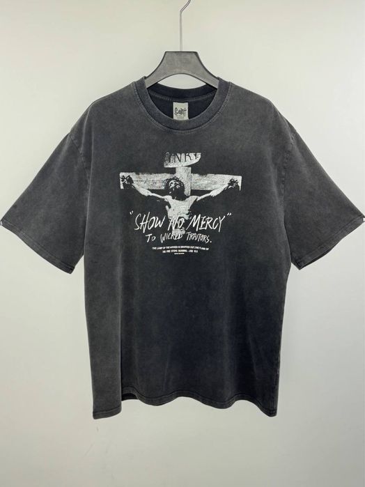 SAINT MICHAEL футболка винтажная мужская оверсайз оригинал черная